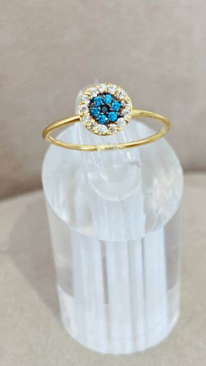 Solid 18K Gold Dainty Ring